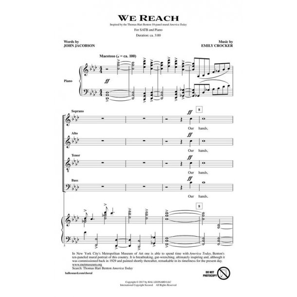 We Reach : Inspired by the Thomas Hart Benton 10-Panel Mural AMERICA TODAY