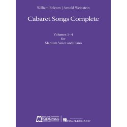 BOLCOM/WEINSTEIN CABARET SONGS COMPLETE VOL1-4 MEDIUM VOICE & PIANO BK
