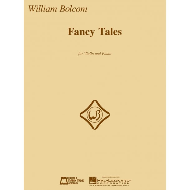 BOLCOM WILLIAM FANCY TALES VIOLIN &amp; PIANO BOOK