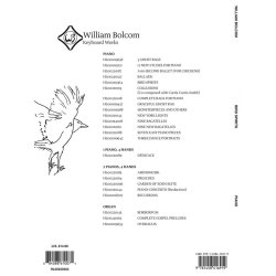 BOLCOM WILLIAM BIRD SPIRITS NINE PIANO PIECES FIRST EDITION PIANO BOOK