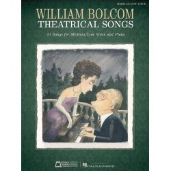 BOLCOM WILLIAM THEATRICAL SONGS MEDIUM LOW VOICE & PIANO VCE/PF BK