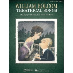 BOLCOM WILLIAM THEATRICAL SONGS MEDIUM LOW VOICE & PIANO VCE/PF BK