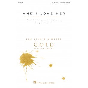 The Beatles: And I Love Her (Arr. Chilcott) (SATB)