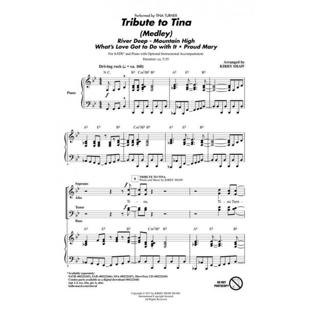 Tribute to Tina : Medley