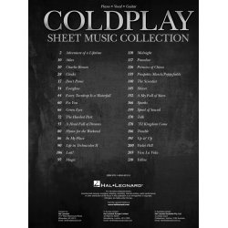 Coldplay Sheet Music Collection (PVG)