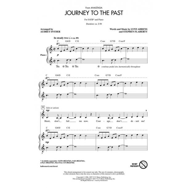 Journey to the Past : from Anastasia