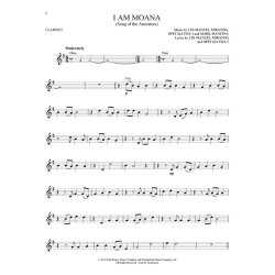 Hal Leonard Instrumental Play-Along: Moana - Clarinet (Book/Online Audio)