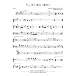 The Beatles - Instrumental Play-Along (Violin Book/Audio)