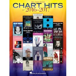 Chart Hits Of 2016-2017 - Big Note Piano