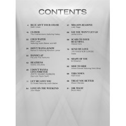 Chart Hits Of 2016-2017 - Big Note Piano