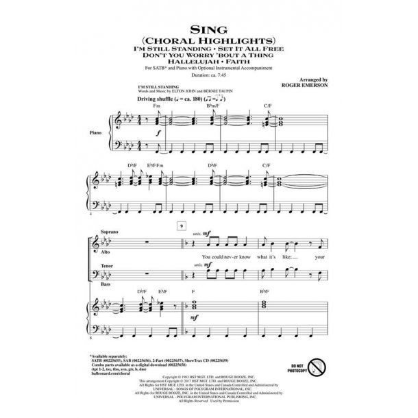 Sing : Choral Highlights