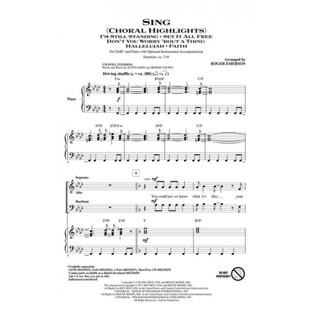 Sing : Choral Highlights