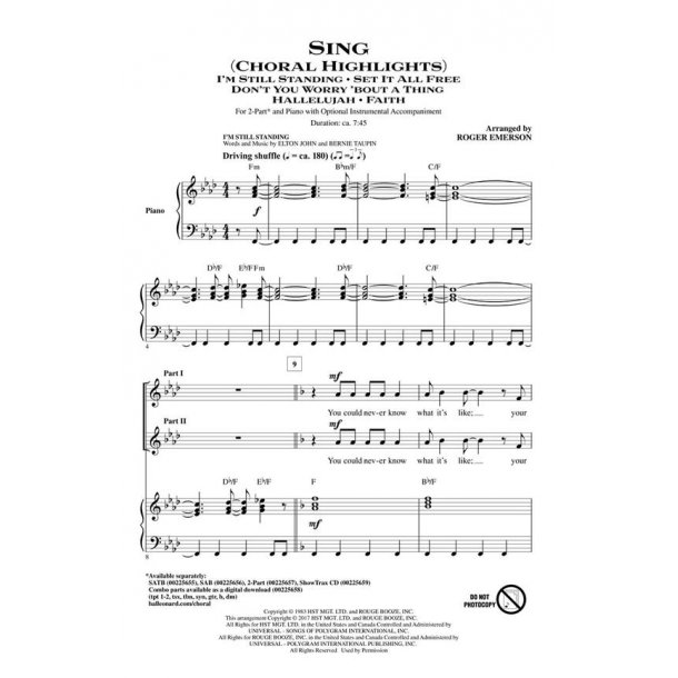 Sing : Choral Highlights