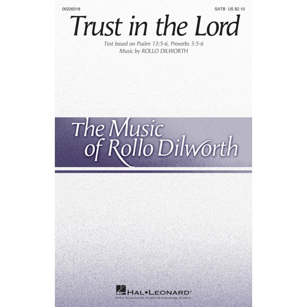 Trust in the Lord