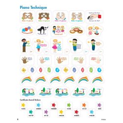 My First Piano Adventure: Sticker Book