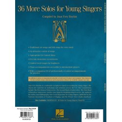 36 MORE SOLOS FOR YOUNG SINGERS (BOYTIM JOAN FREY) VOICE BOOK/CD