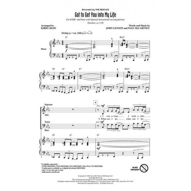 Got to Get You into My Life