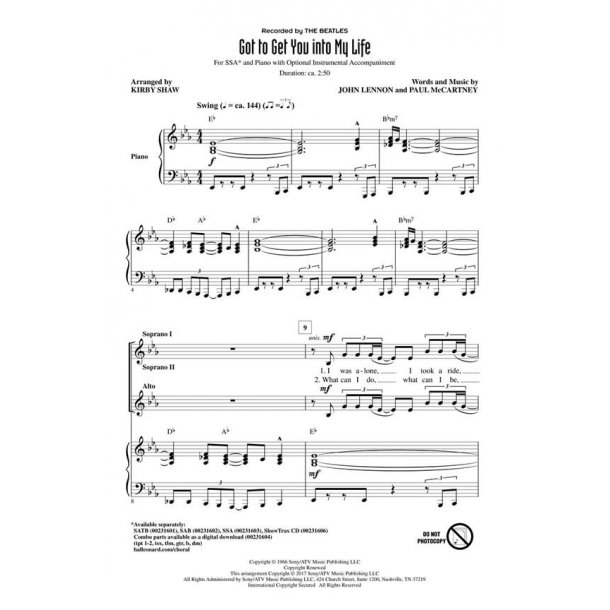 Got to Get You into My Life