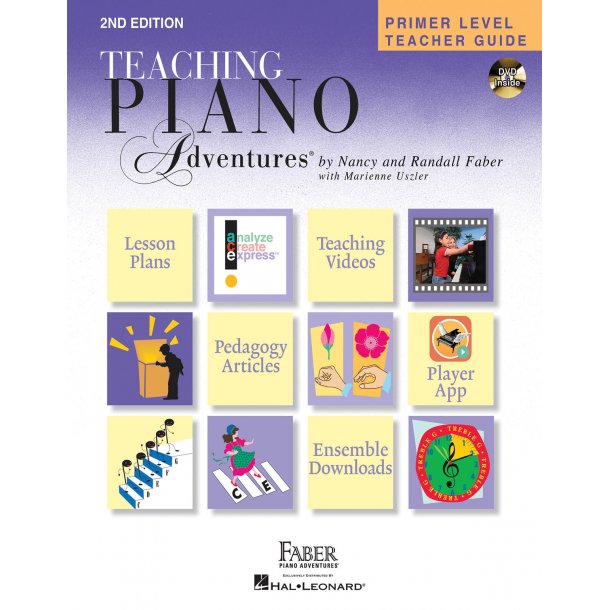 Teaching Piano Adventures: Primer Level Teacher Guide &ndash; Second Edition (Book/DVD)