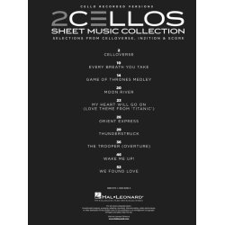 2Cellos: Sheet Music Collection - Selections From Celloverse, In2ition & Score