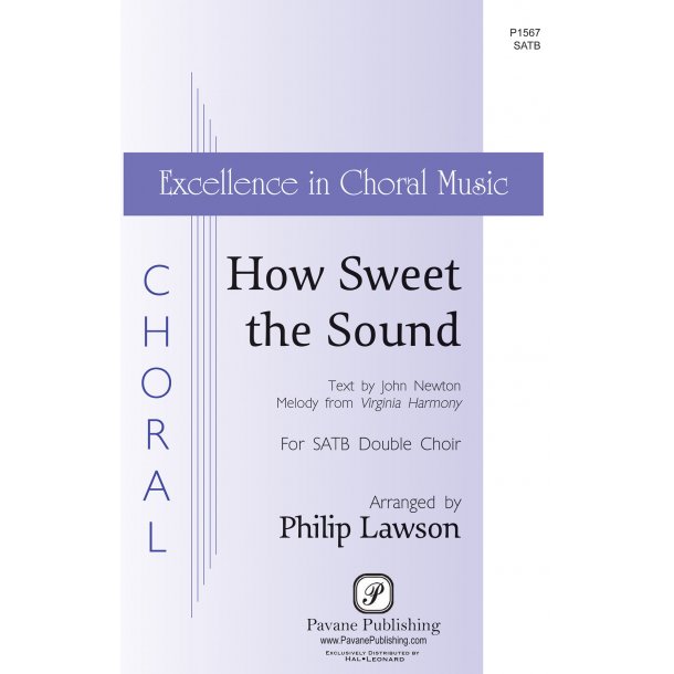 How Sweet The Sound (Arr. Lawson) (SATB)