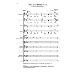 How Sweet The Sound (Arr. Lawson) (SATB)