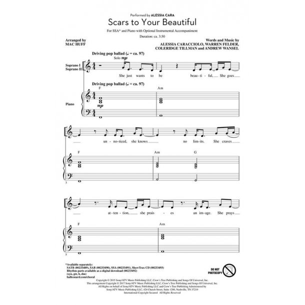 Scars to Your Beautiful