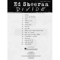 Ed Sheeran:  (Divide) PVG Songbook