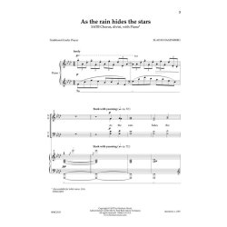 Elaine Hagenberg: As The Rain Hides The Stars (SATB)