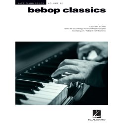 Bebop Classics : Jazz Piano Solos Series Volume 52