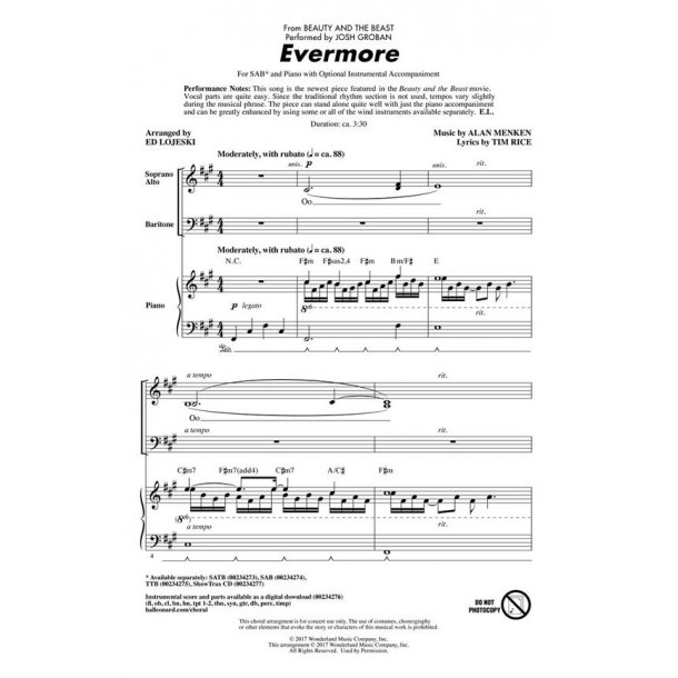 Evermore : from Beauty and the Beast