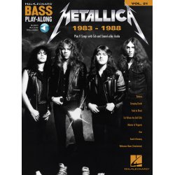 Metallica: 1983-1988 - Bass Play-Along Volume 21