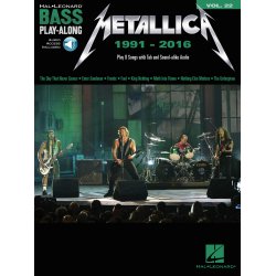 Bass Play-Along Volume 22: Metallica 1991-2016 (Book/Online Audio)
