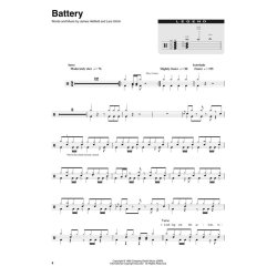 Metallica: 1983-1988 - Drum Play-Along Volume 47