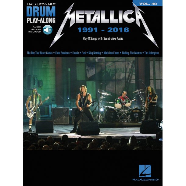 Drum Play-Along Volume 48: Metallica 1991-2016 (Book/Online Audio)