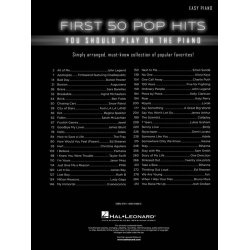 First 50 Pop Hits You Should Play On The Piano