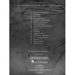 The Hunchback Of Notre Dame: The Stage Musical - Vocal Selections