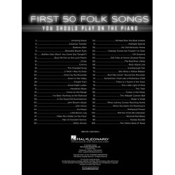 First 50 Folk Songs You Should Play On The Piano