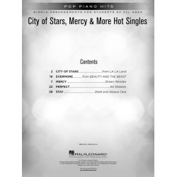 Pop Piano Hits: City Of Stars, Mercy & More Hot Singles