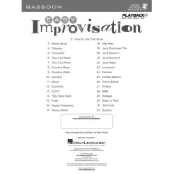 Easy Improvisation: Bassoon (Book/Online Audio)