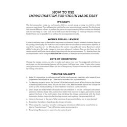 Laurie Gabriel: Improvisation For Violin Made Easy