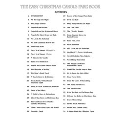 The Easy Christmas Carols Fake Book