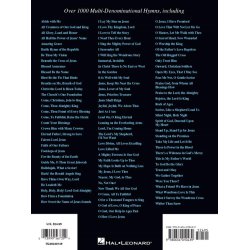 The Hymn Fake Book - A Collection Of Over 1000 Multi-Denominational Hymns (C Edition)