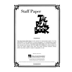 The Real Book: Staff Paper
