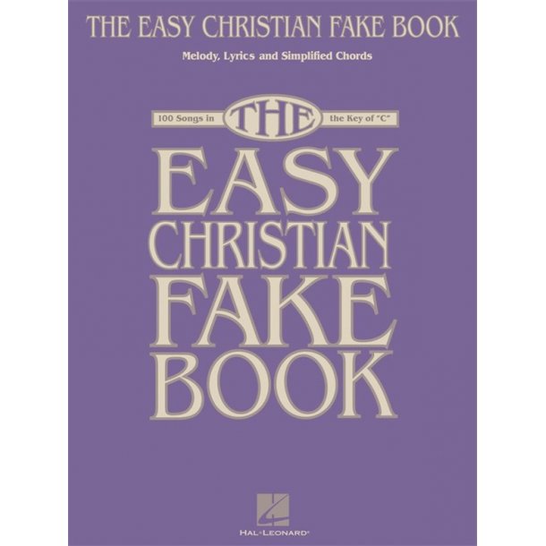 Easy Christian Fake Book C Inst Bk
