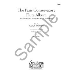 Paris Conservatory Flute Album: 16 Short Lyric Pieces For Flute And Piano