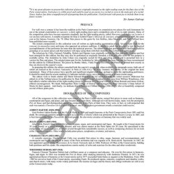 Paris Conservatory Flute Album: 16 Short Lyric Pieces For Flute And Piano