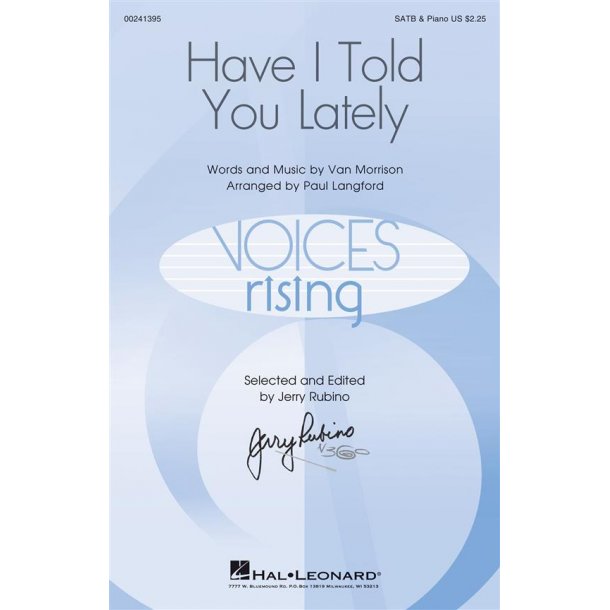 Have I Told You Lately : Voices Rising