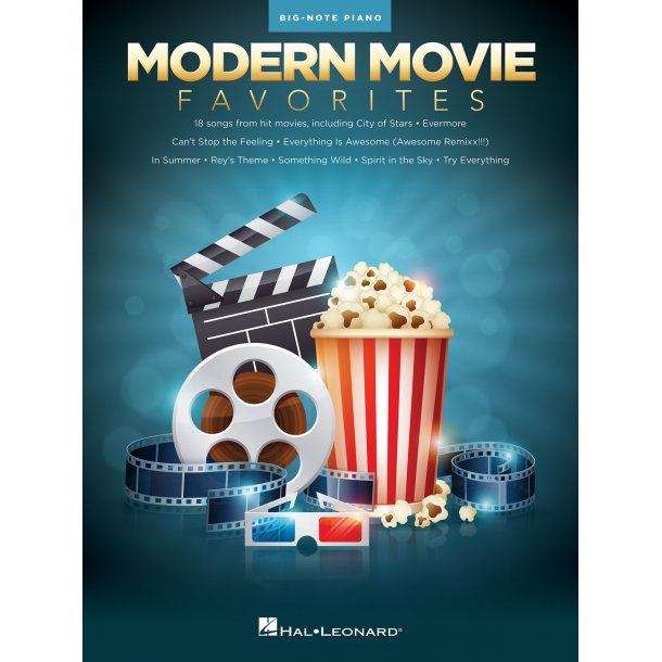 Modern Movie Favourites (Big Note Piano)