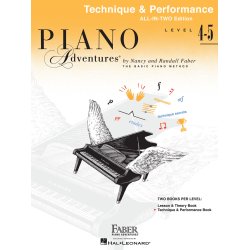 Faber Piano Adventures: Level 4-5 Technique & Performance Book - International Anglicised Edition